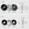 CLEMT Luxury Reed Diffuser Set [Slim] - High-End Fragrance Oil with Glass Aluminum Body - Image 12