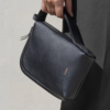CLEMT EDC Leather Pouch - Everyday Carry Bag with Genuine Leather & Zipper